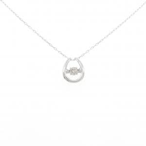 K18WG ダイヤモンド ネックレス 0.08CT