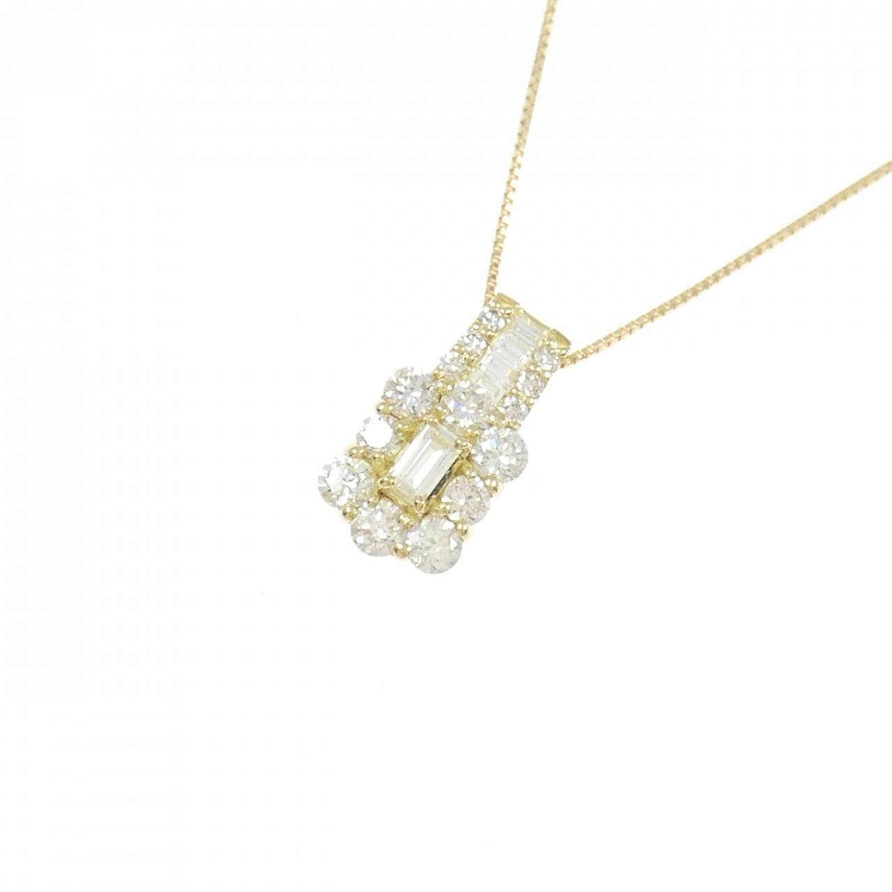 【新品】K18YG ダイヤモンド ネックレス 0.70CT