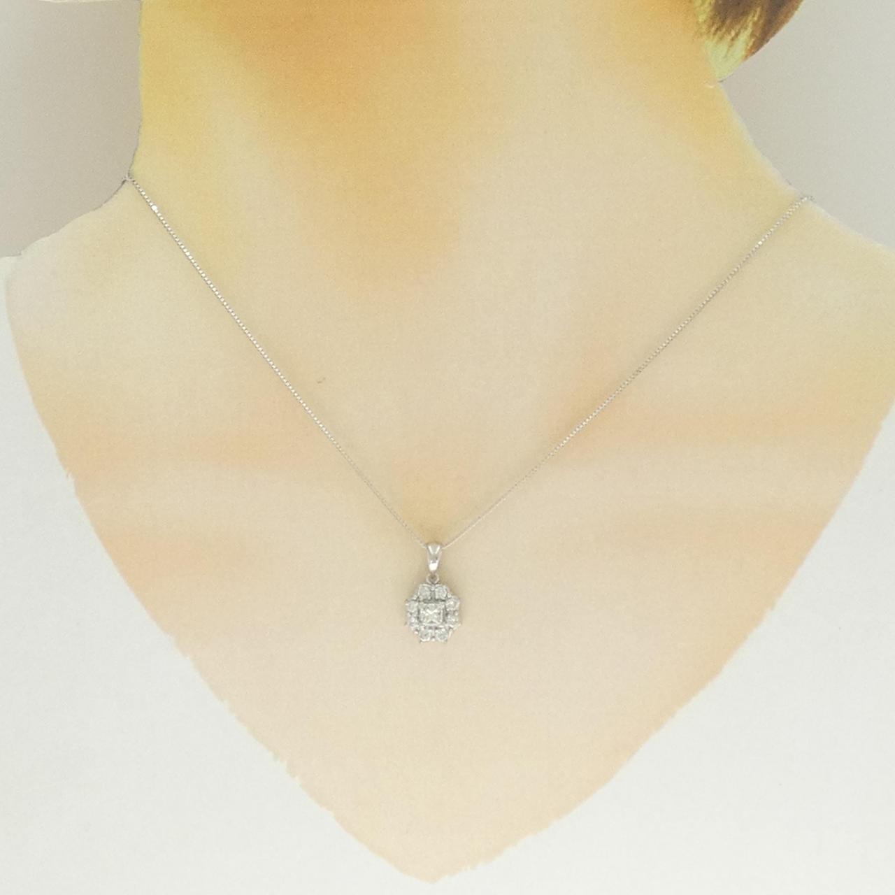 PT900/PT850 ダイヤモンド ネックレス 0.33CT