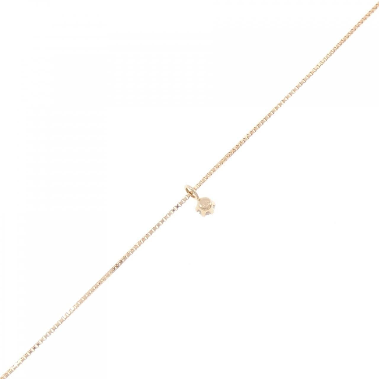 K18PG ソリティア ダイヤモンド ブレスレット 0.05CT