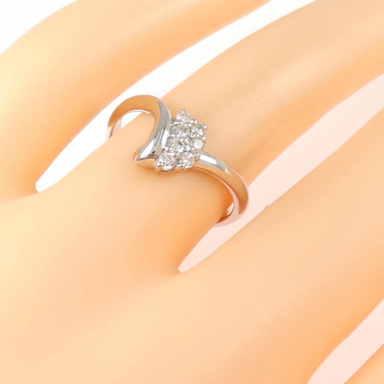 PT900 ダイヤモンド リング 0.14CT