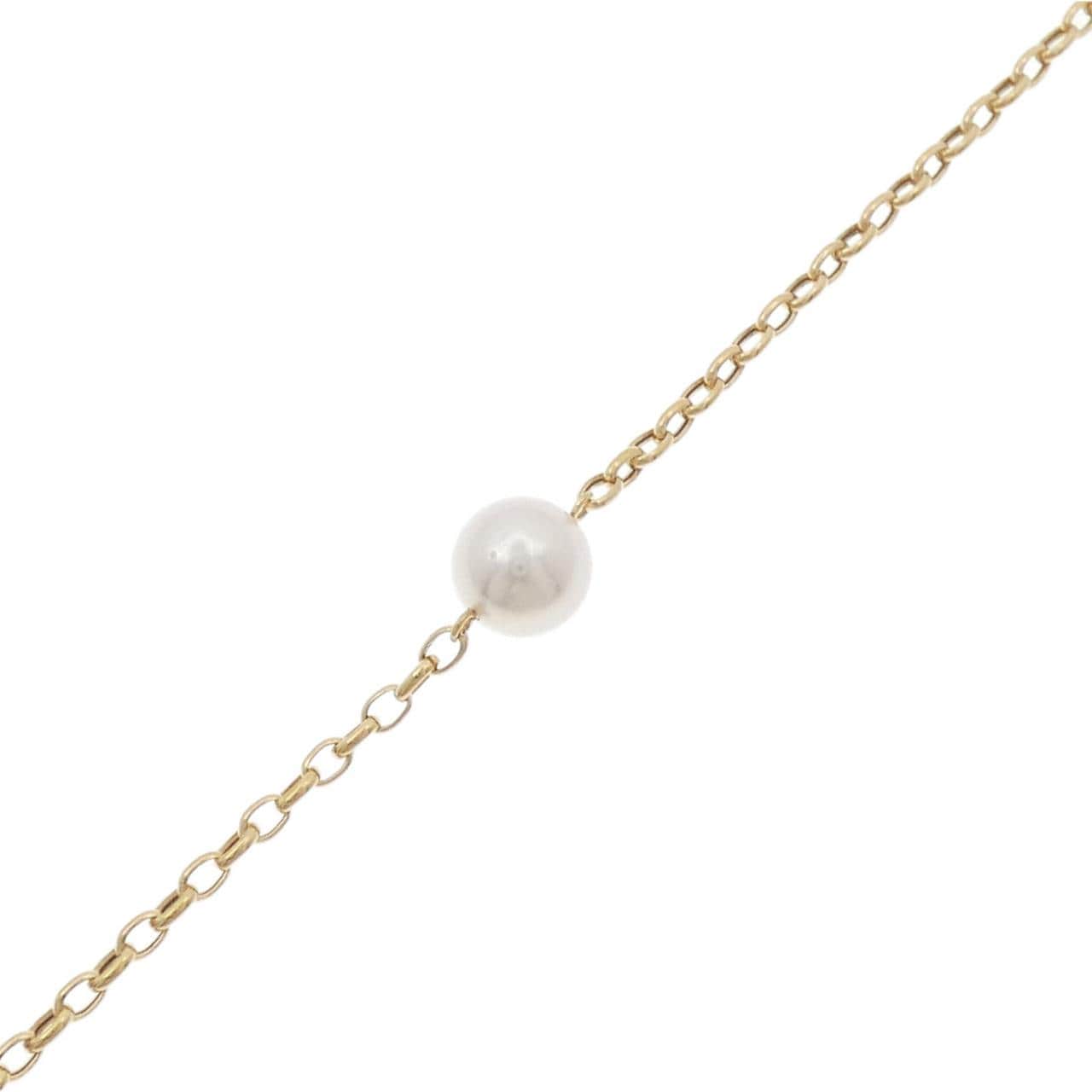 K18YG Akoya pearl bracelet