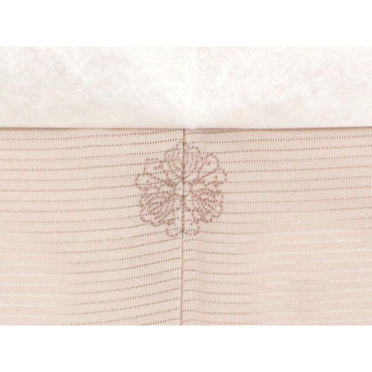 【未使用品】単衣　駒絽訪問着　刺繍加工　蔓柏