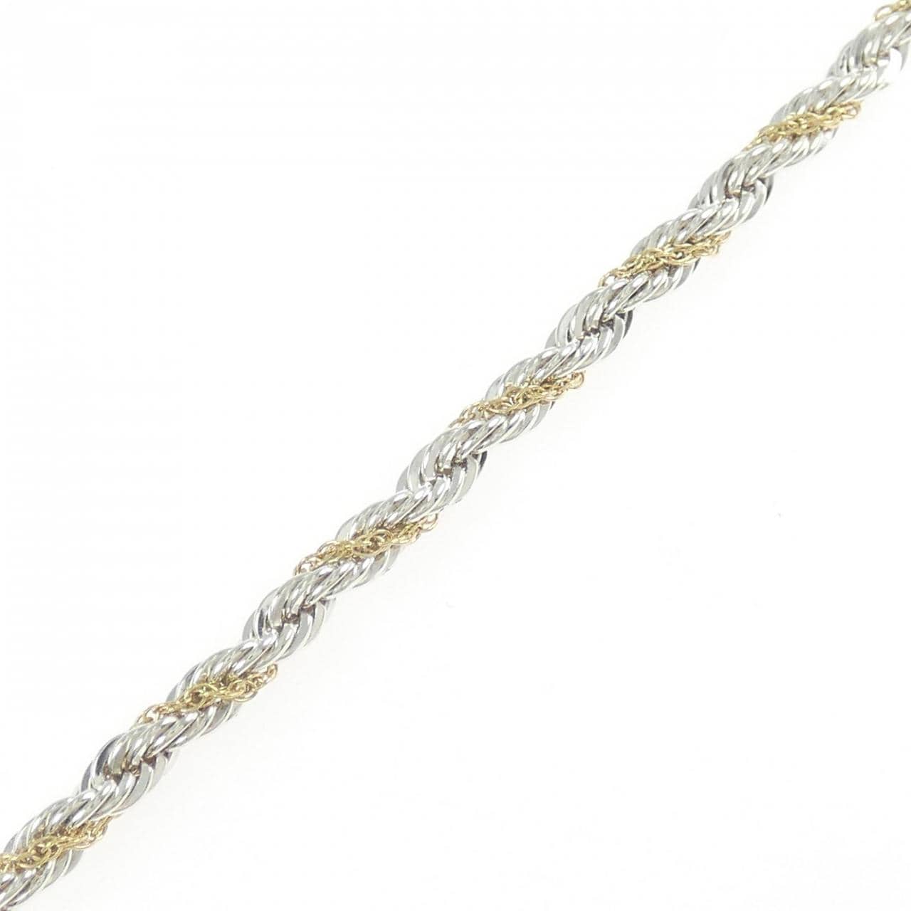 [vintage] TIFFANY 925/750YG 手鍊