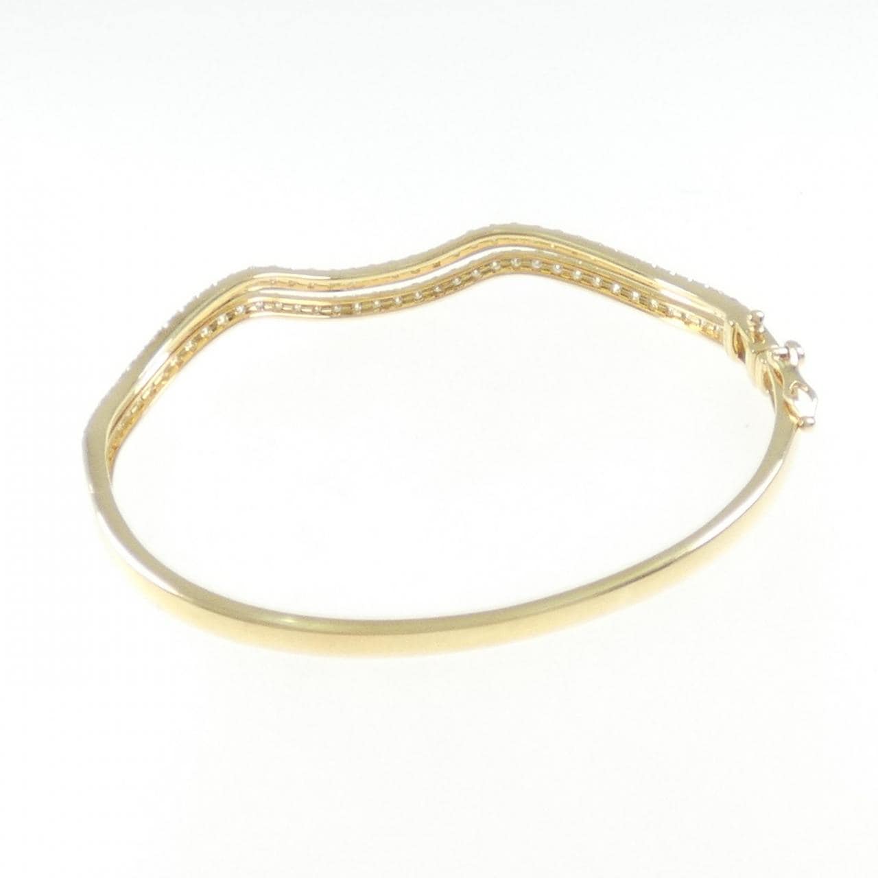 K18YG Diamond Bangle 2.20CT