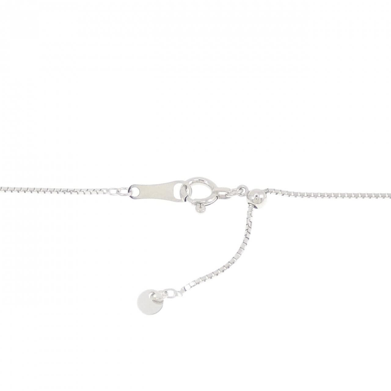 K18WG ダイヤモンド ネックレス 0.38CT