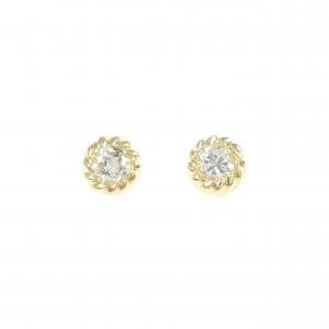 K18YG ダイヤモンド ピアス 0.30CT