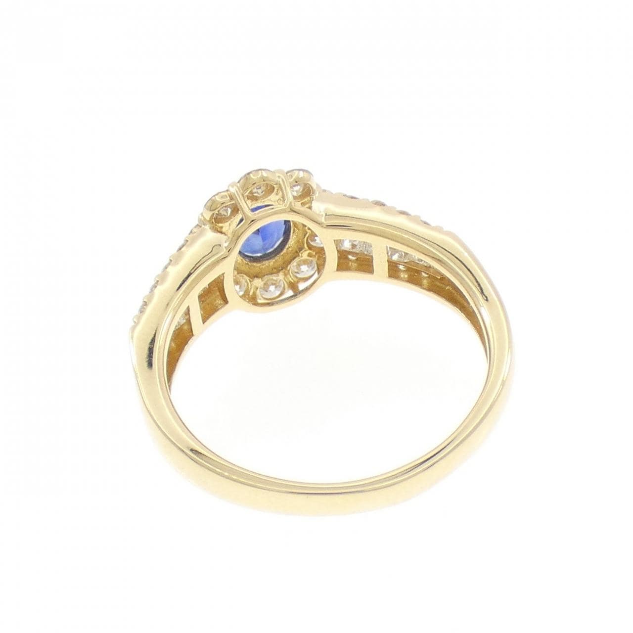 K18YG サファイヤ リング 0.72CT