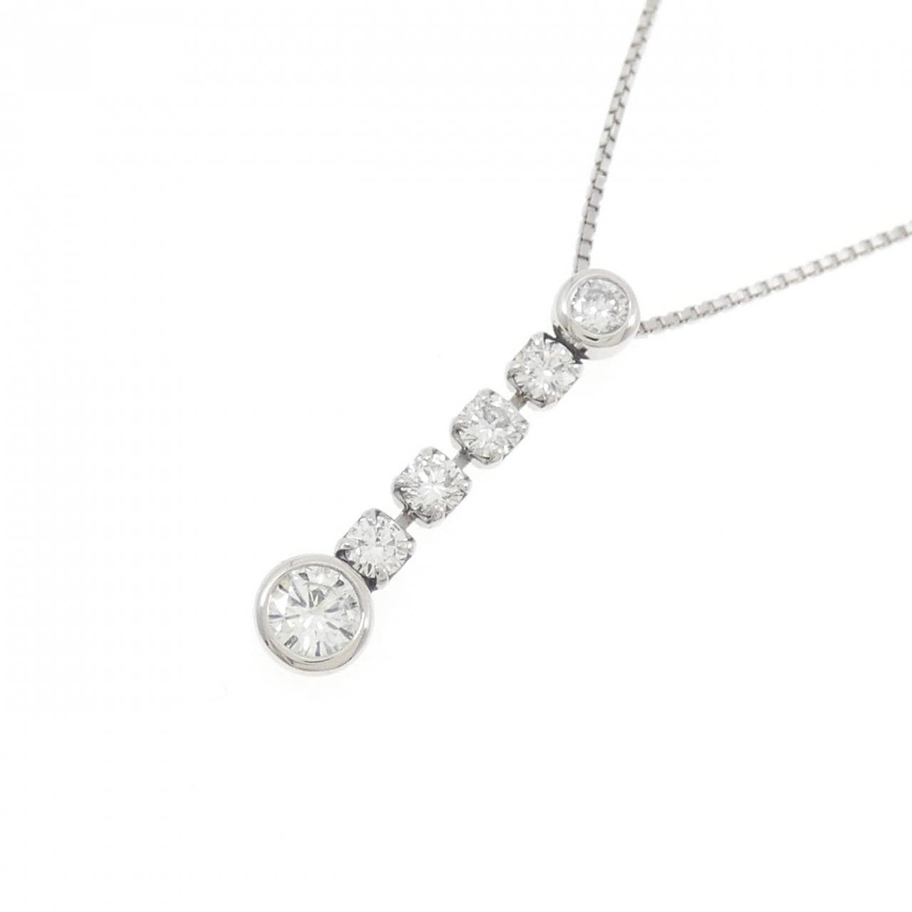 PT900/PT850 ダイヤモンド ネックレス 0.50CT