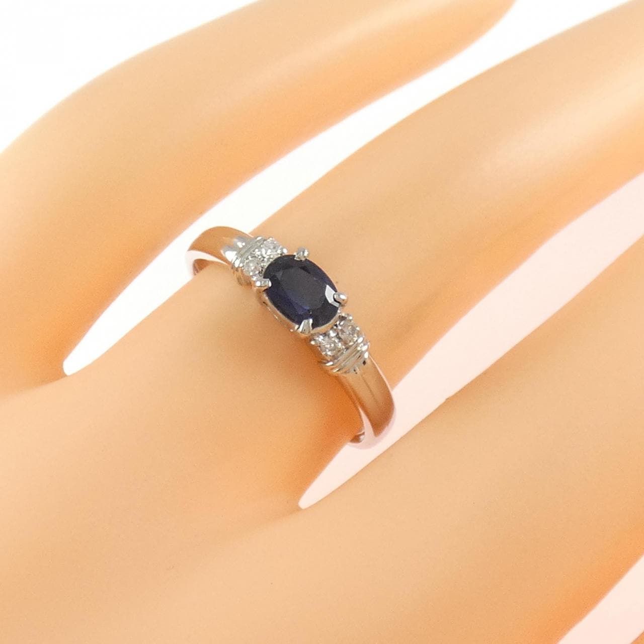 PT900 サファイヤ リング 0.41CT