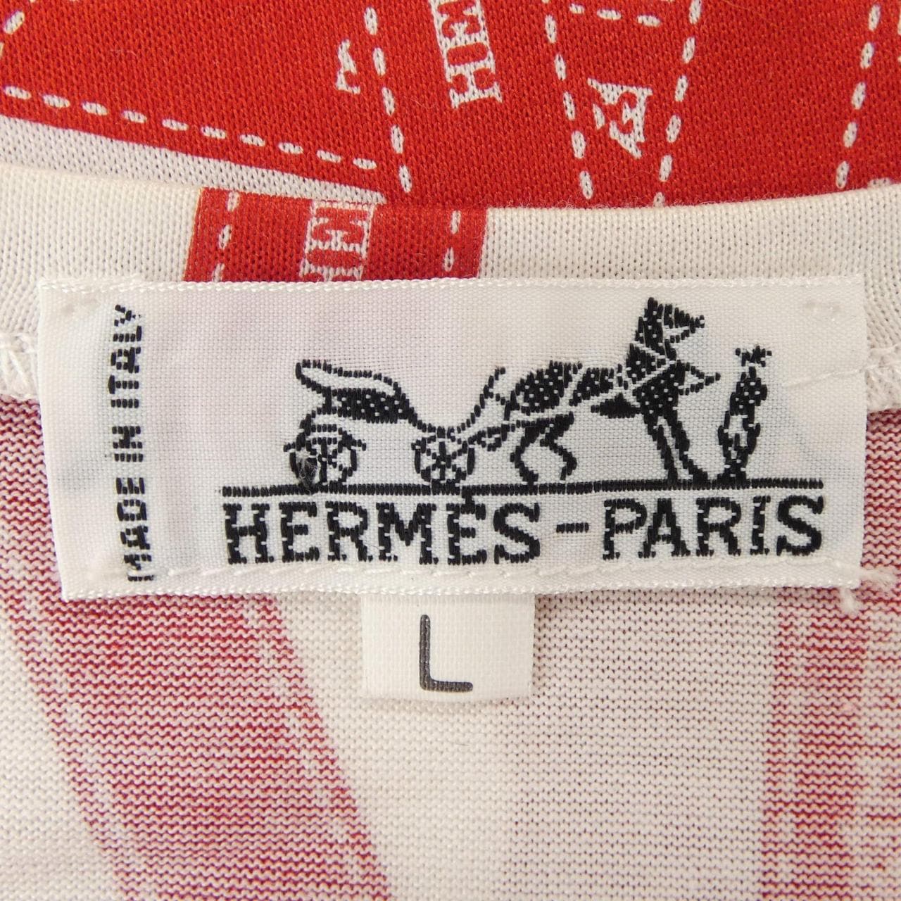 【ヴィンテージ】エルメス HERMES ボリュデュック Tシャツ