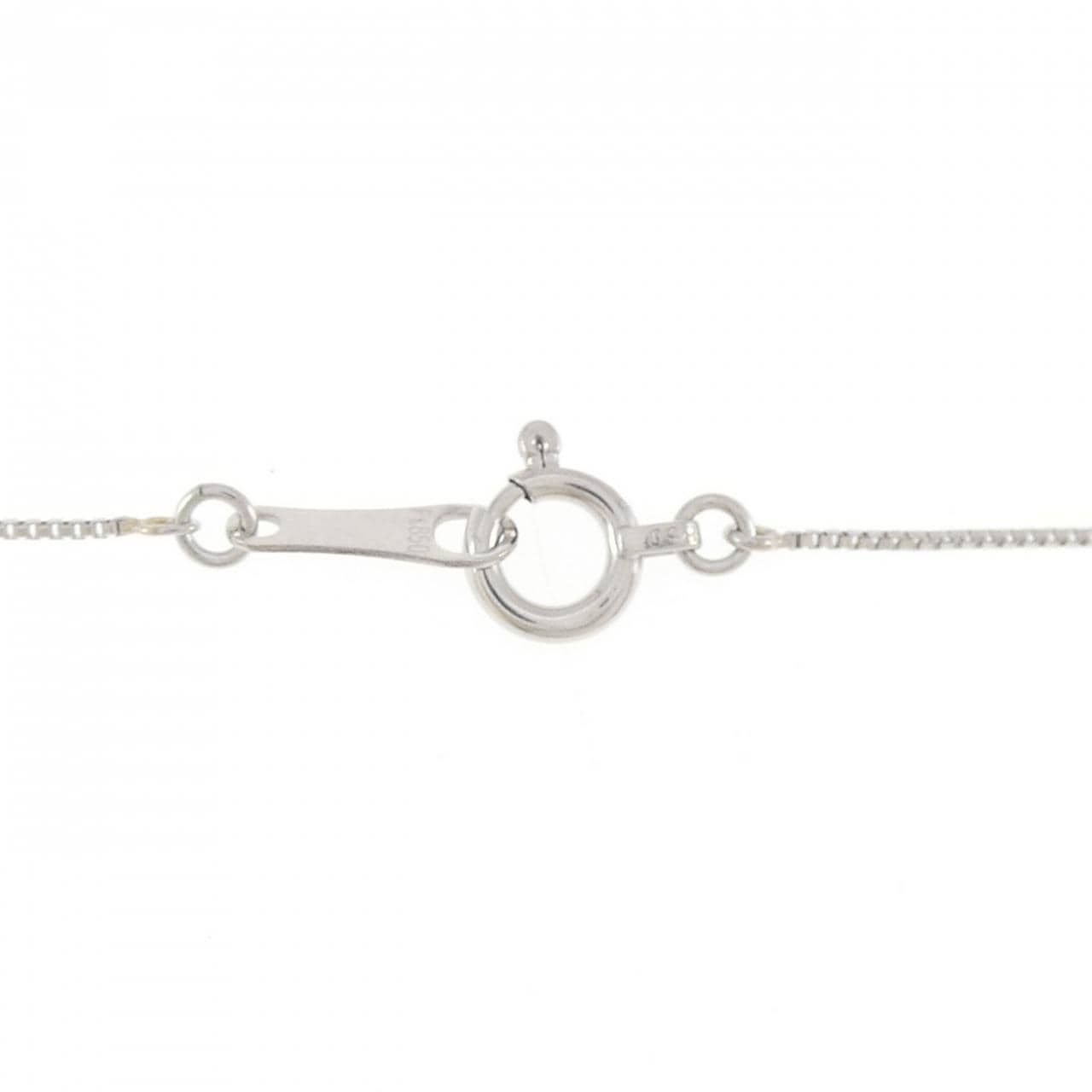 PT900/PT850  ソリティア ダイヤモンド ネックレス 0.30CT
