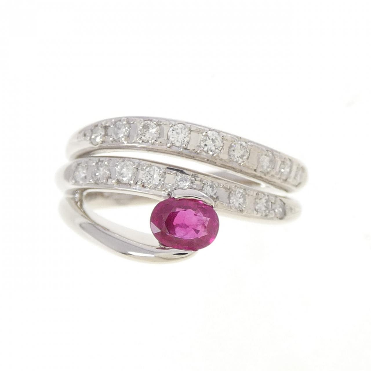 PT900 ルビー リング 0.31CT