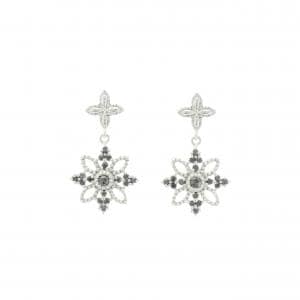 K18WG ダイヤモンド ピアス 0.24CT