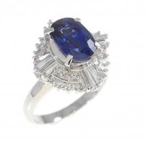 PT900 サファイヤ リング 2.21CT