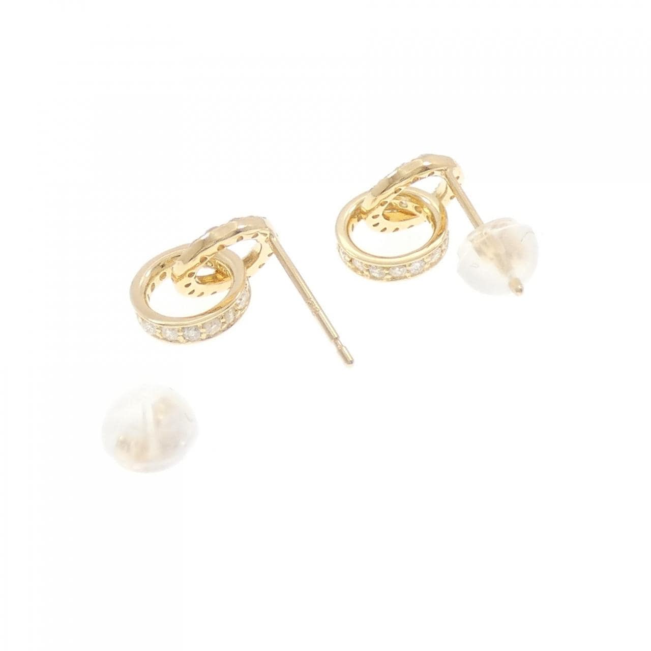 【リメイク】K18YG ダイヤモンド ピアス 0.40CT