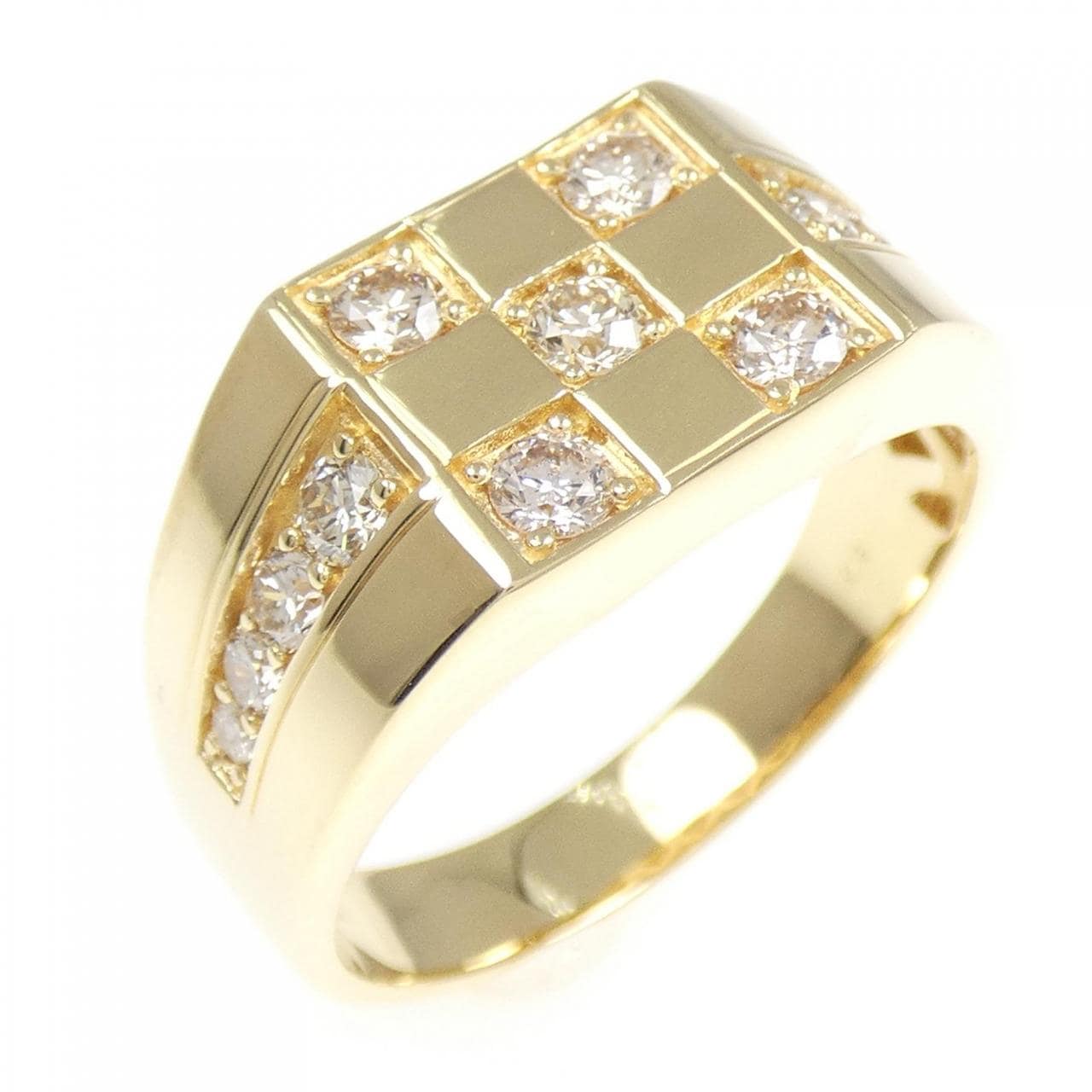 K18YG ダイヤモンド リング 0.86CT