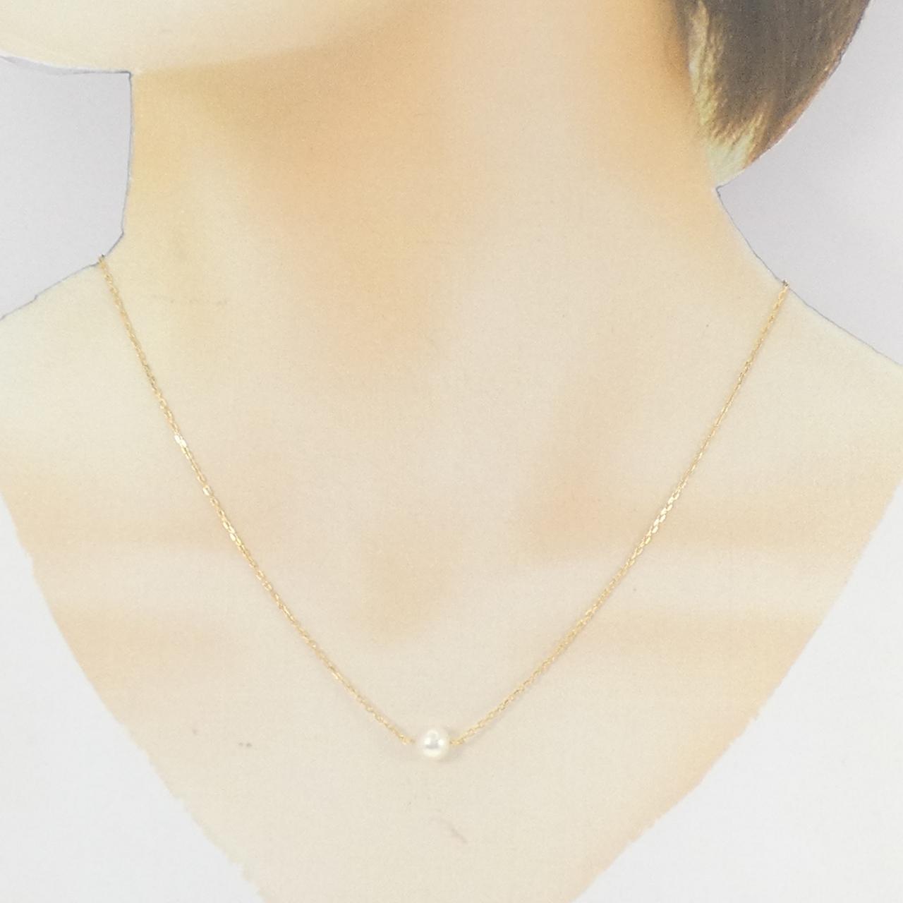 K18YG アコヤパール ネックレス 6mm