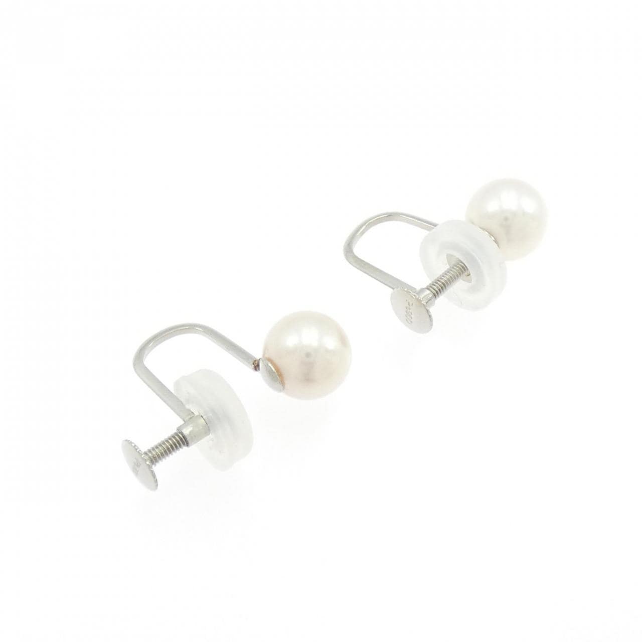 PT900 アコヤパール イヤリング 6.7mm