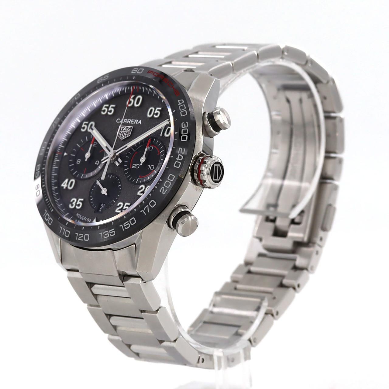 【ノーメンテナンス特価】タグ･ホイヤー カレラ･キャリバーホイヤー02クロノポルシェスペシャルエディション CBN2A1F.BA0643 SS 自動巻