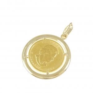 18KYG(枠) コイン ペンダント