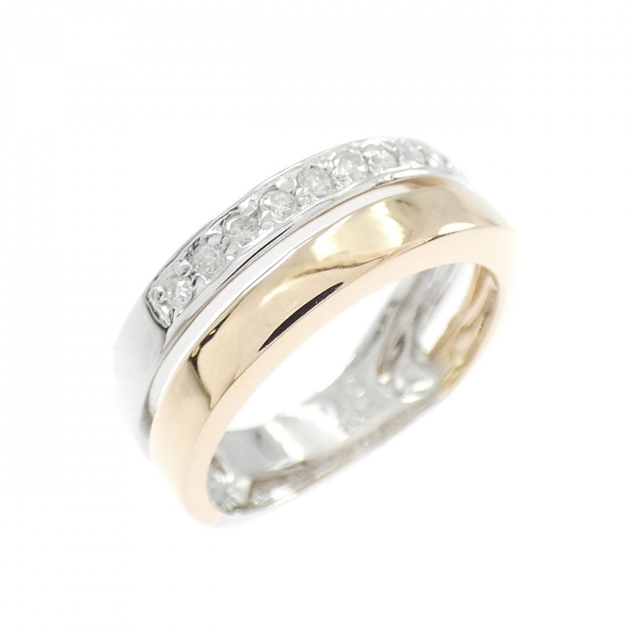 K14WG/K14PG ダイヤモンド リング 0.10CT