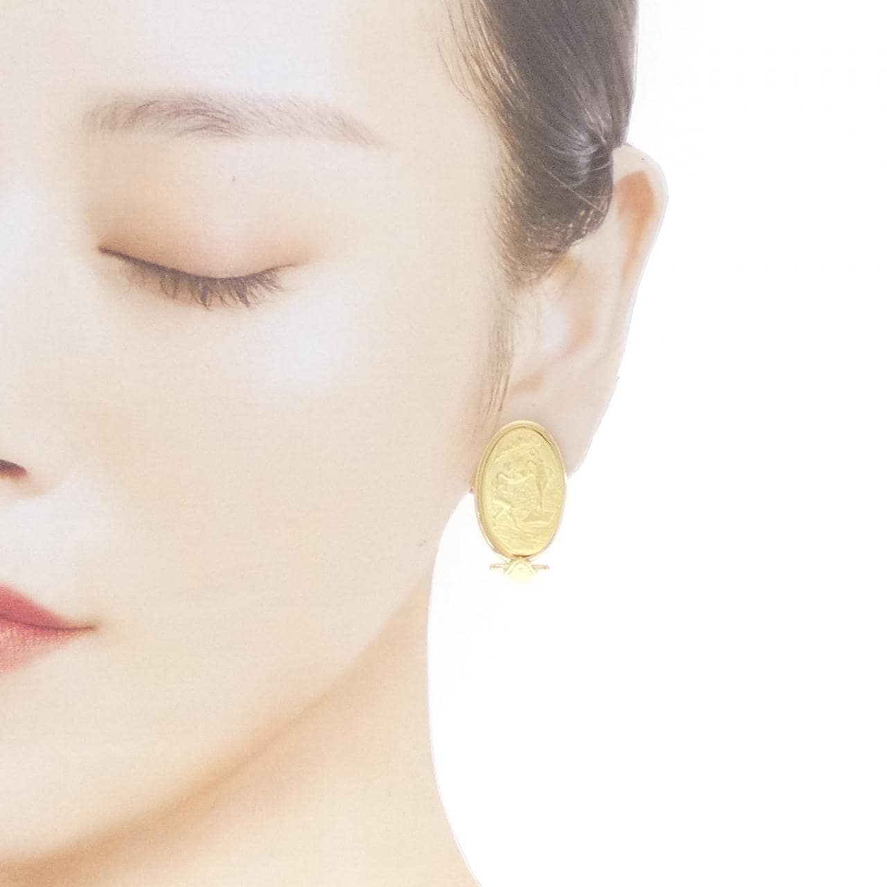 750YG/K18YG ピアス