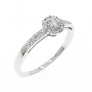 K18WG ダイヤモンド リング 0.08CT