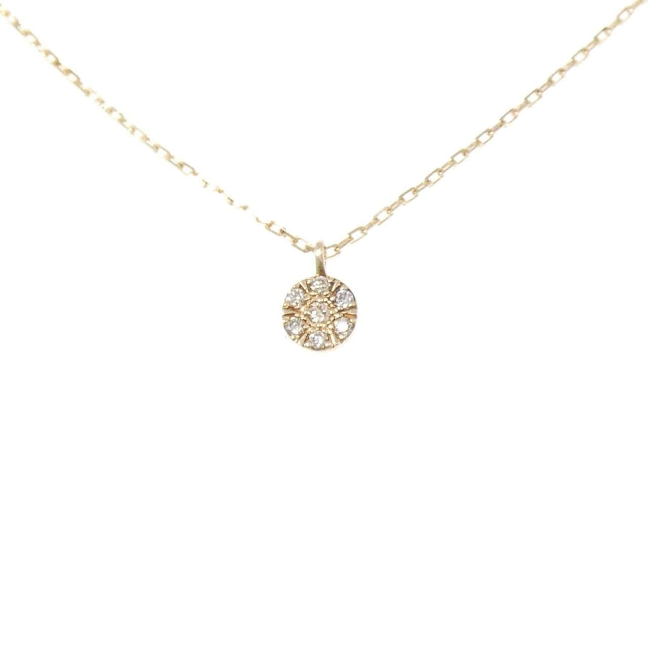 アガット ダイヤモンド ネックレス 0.03CT