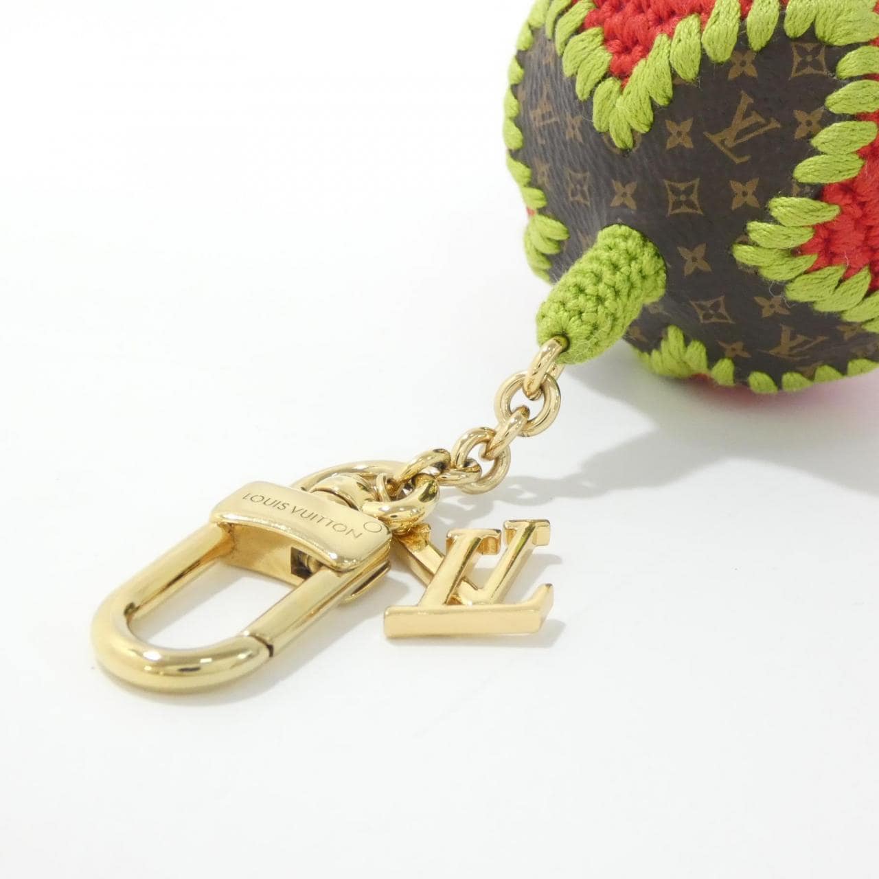 ルイヴィトン バッグチャーム ベリーリシャス クロシェ M02583 キーリング