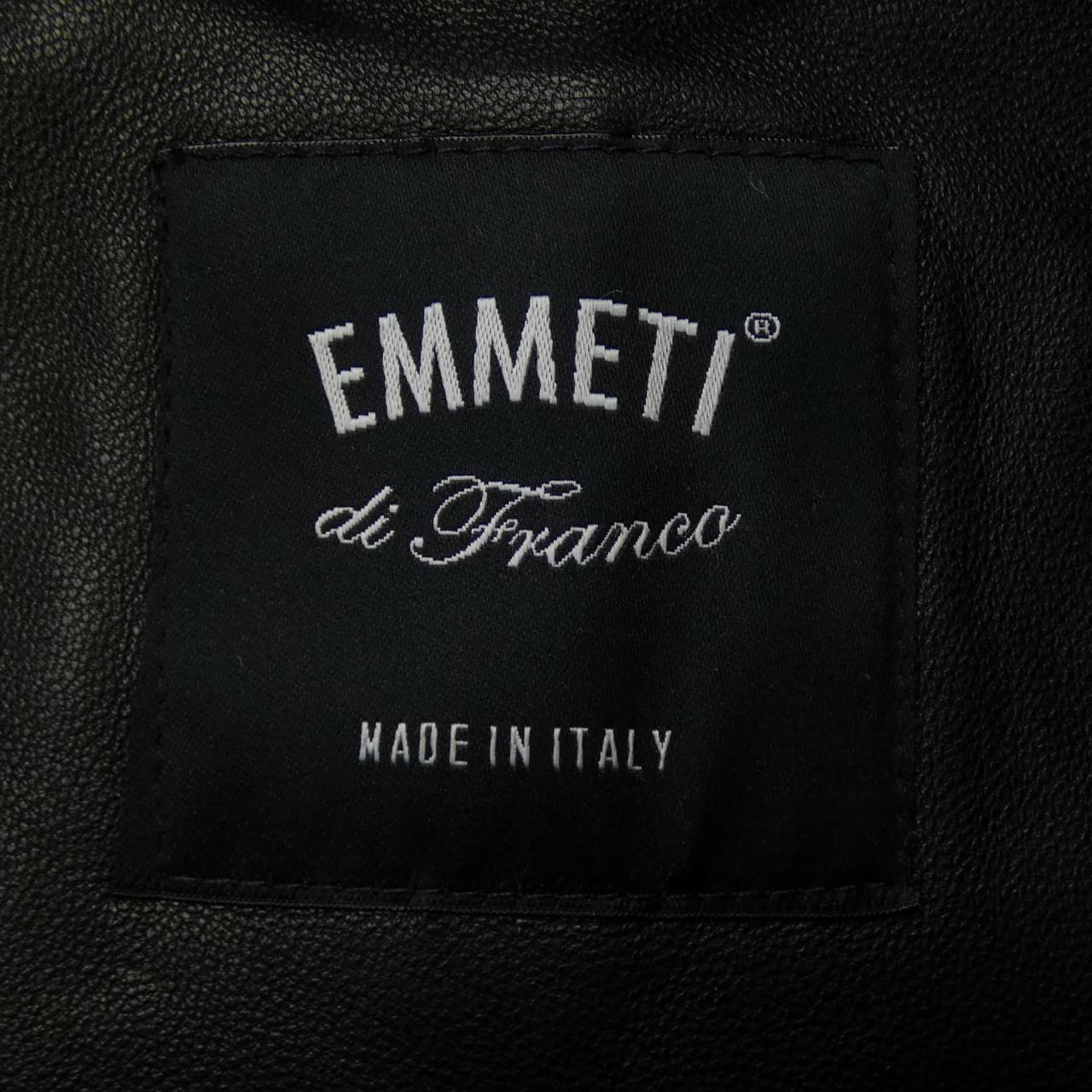 エンメティ EMMETI レザーライダースジャケット
