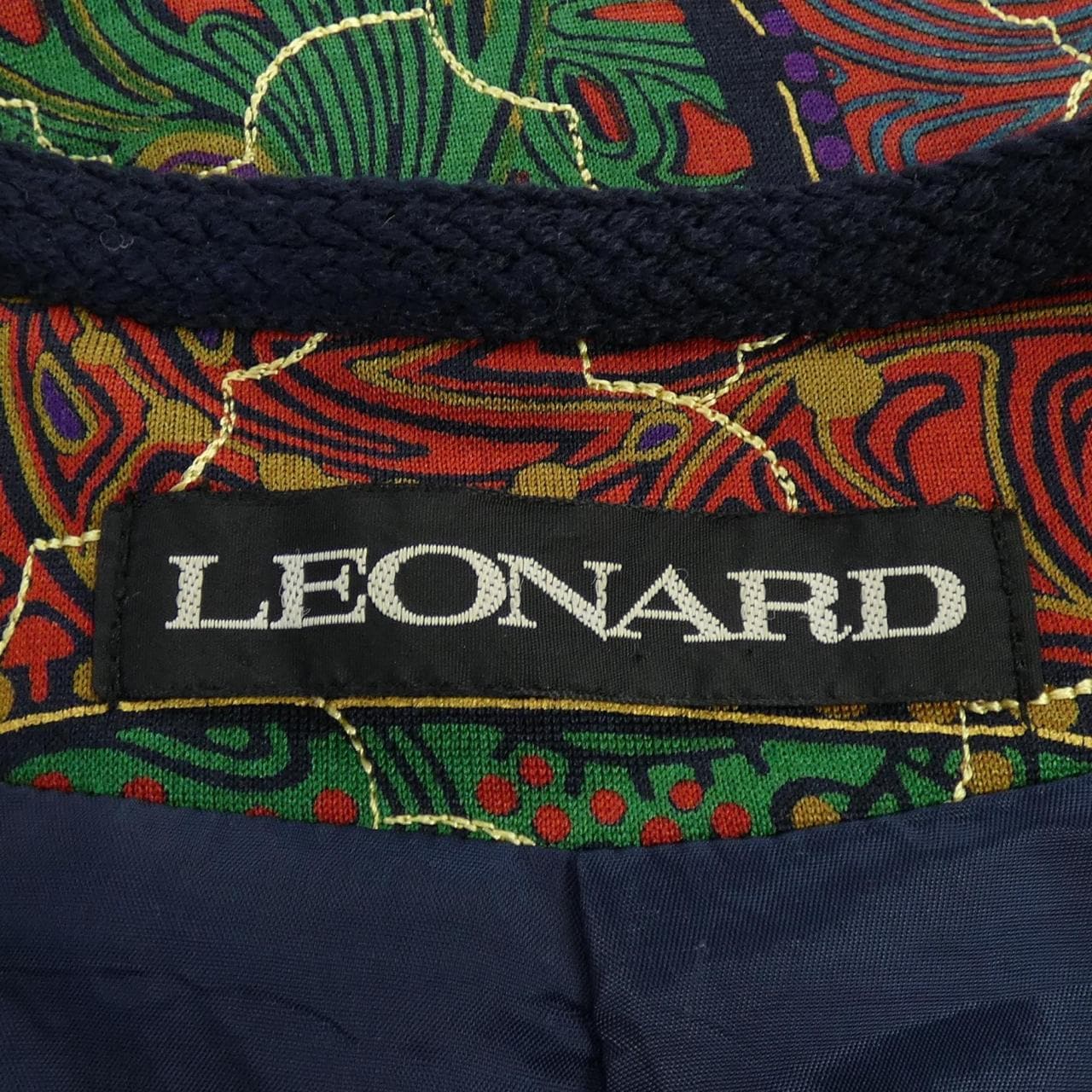 【ヴィンテージ】レオナール LEONARD ノーカラージャケット