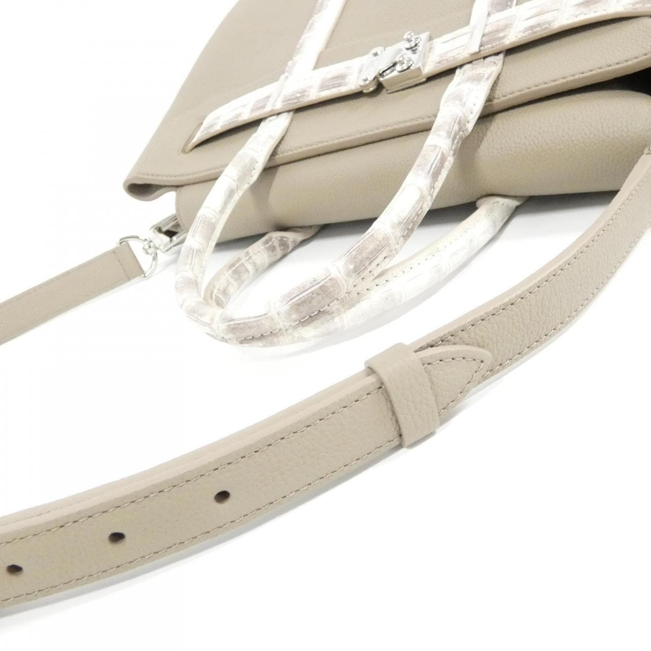 ルイヴィトン エキゾチック レザー ジョルジュ トート MM バッグ