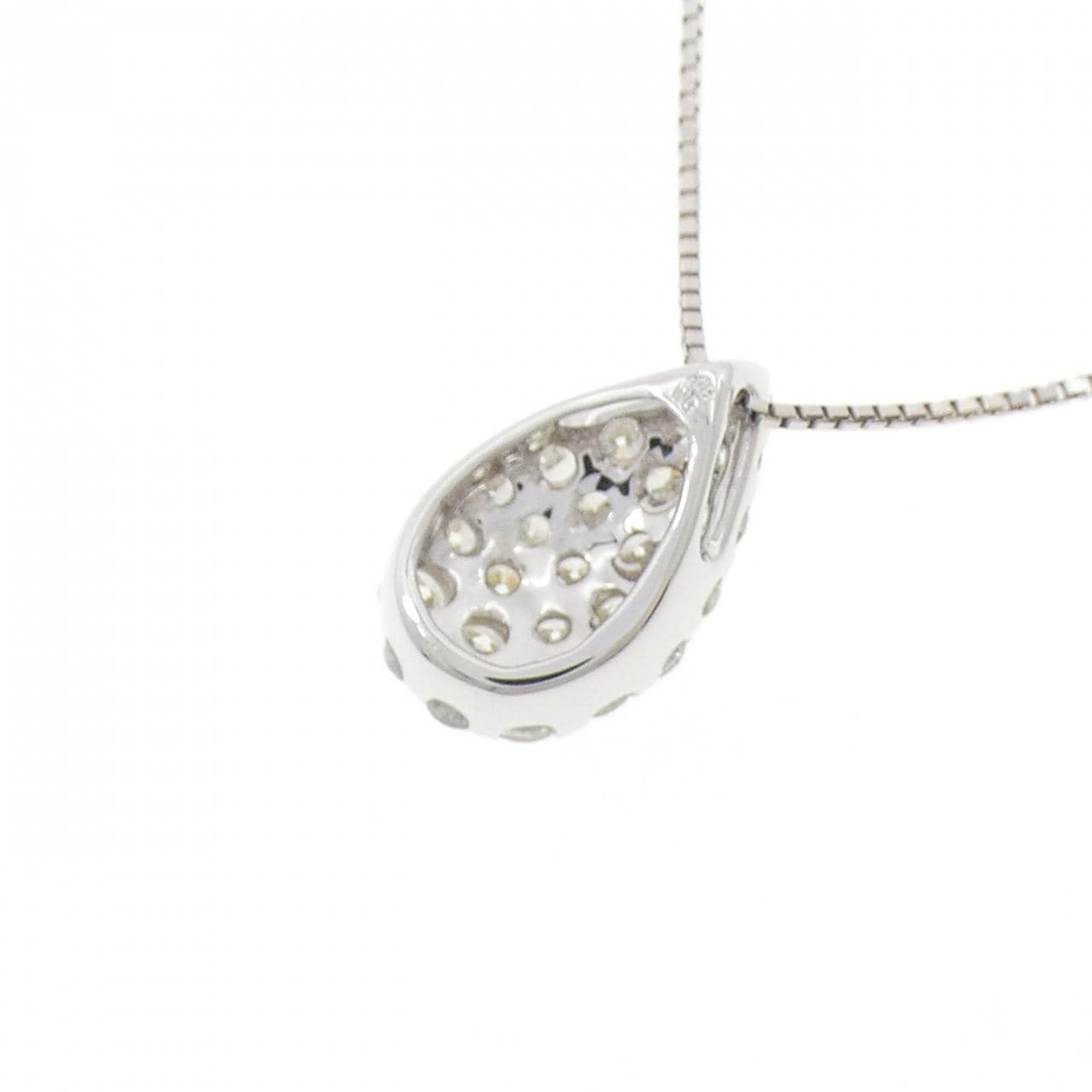 K18WG ダイヤモンド ネックレス