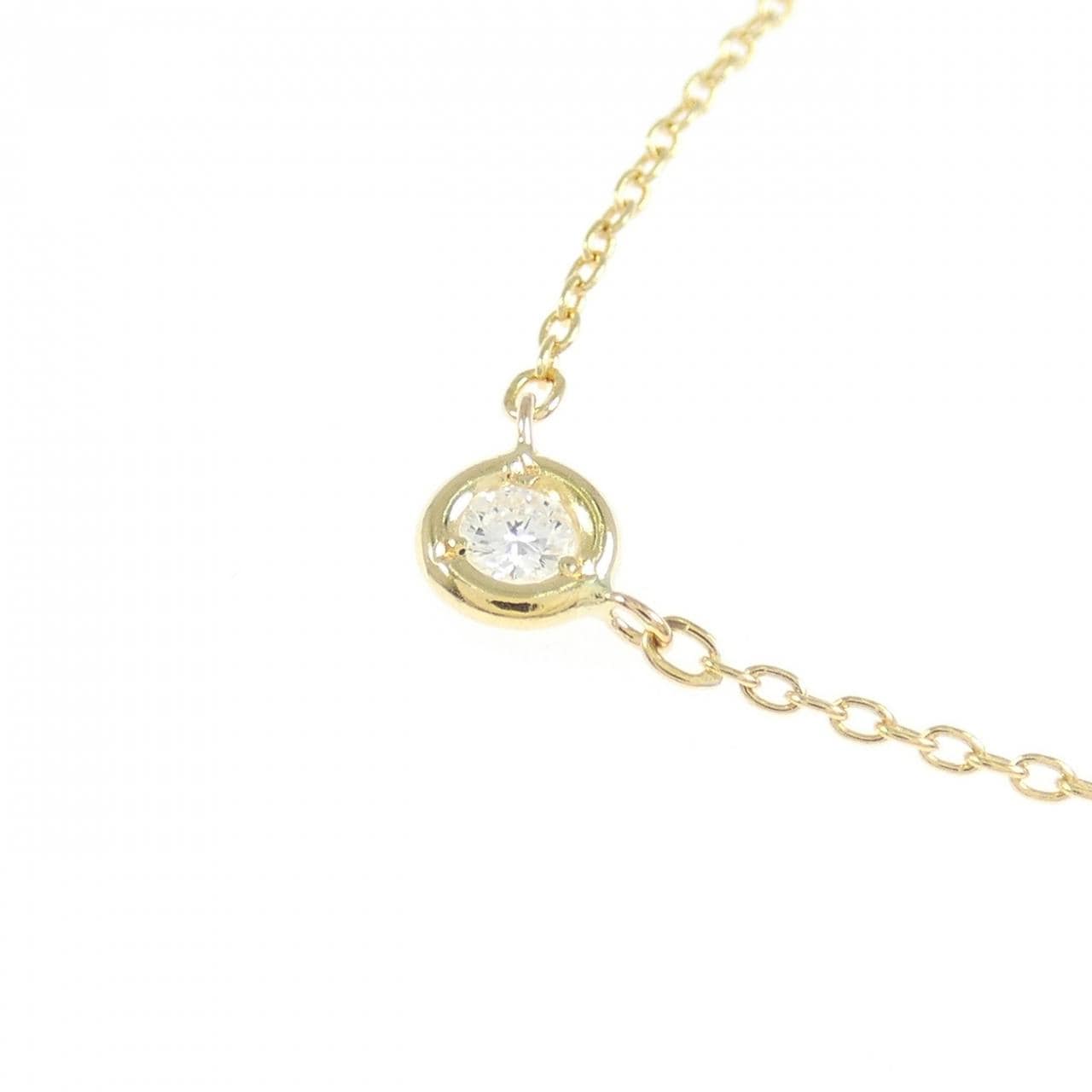 K18YG ダイヤモンド ネックレス 0.05CT