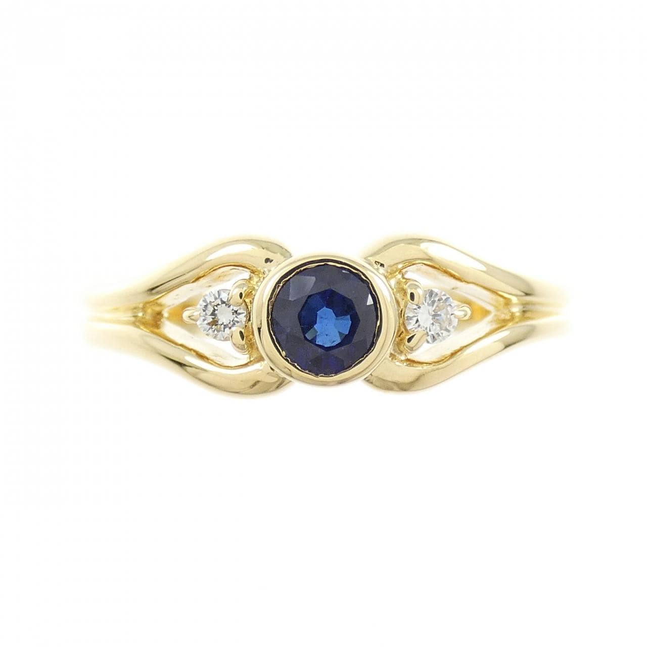 ミキモト サファイヤ リング 0.25CT