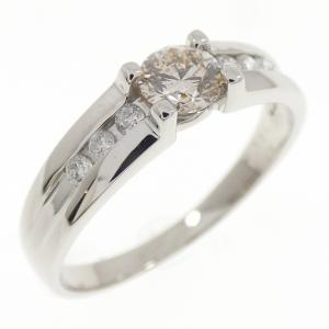 PT950 ダイヤモンド リング 0.380CT