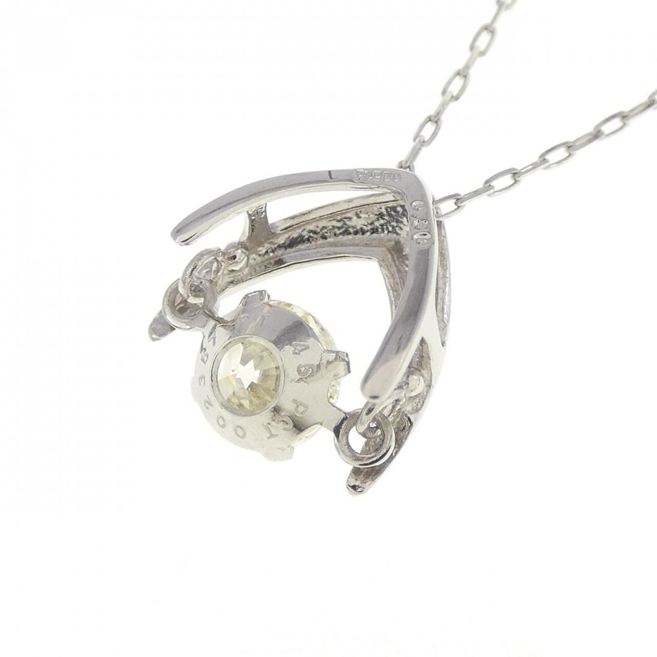 【新品】PT900 ダイヤモンド ネックレス 0.30CT