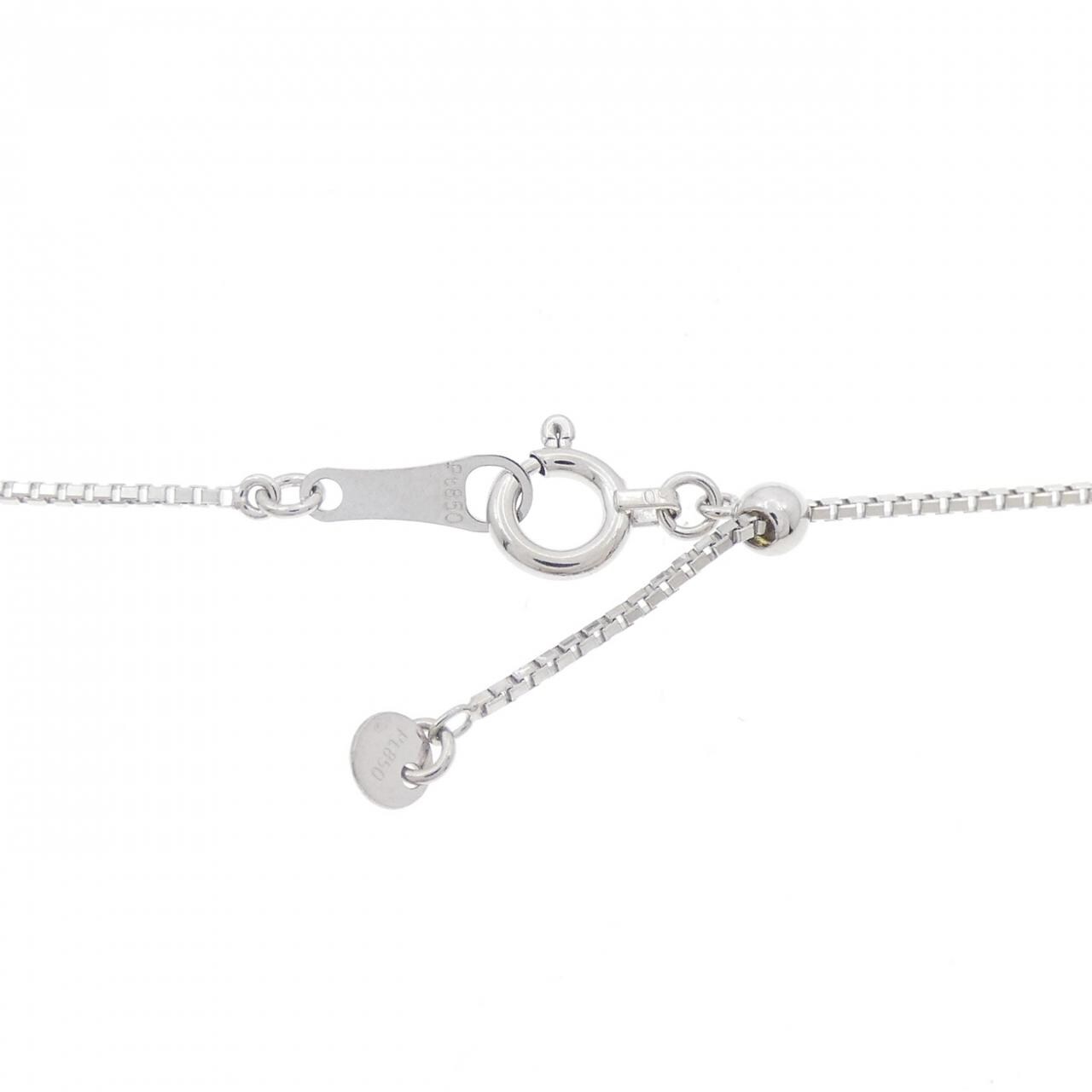 PT900/PT850 ルビー ネックレス 0.60CT