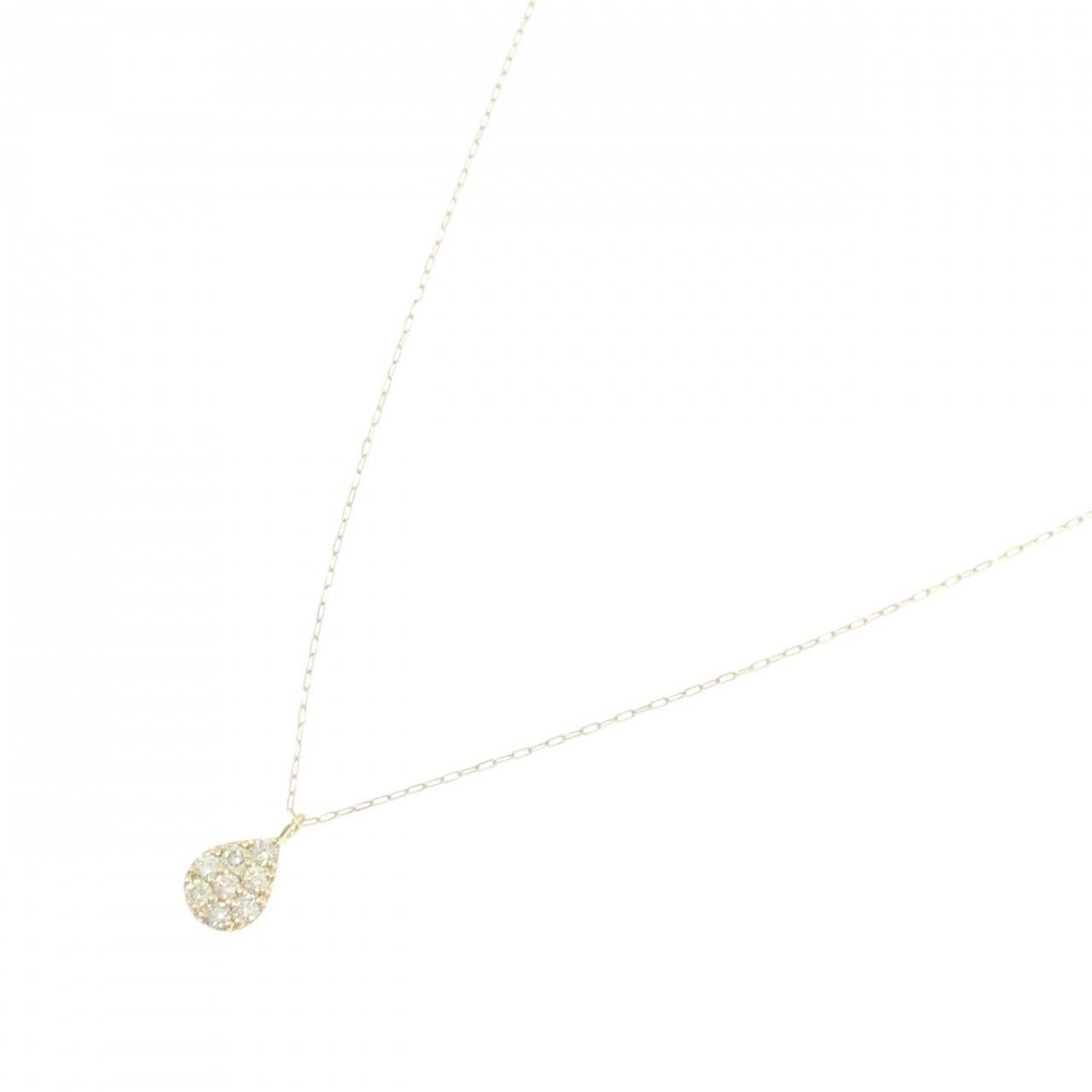 【新品】K18YG ダイヤモンド ネックレス 0.10CT