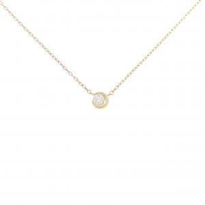 スタージュエリー ムーンセッティング ネックレス 0.04CT