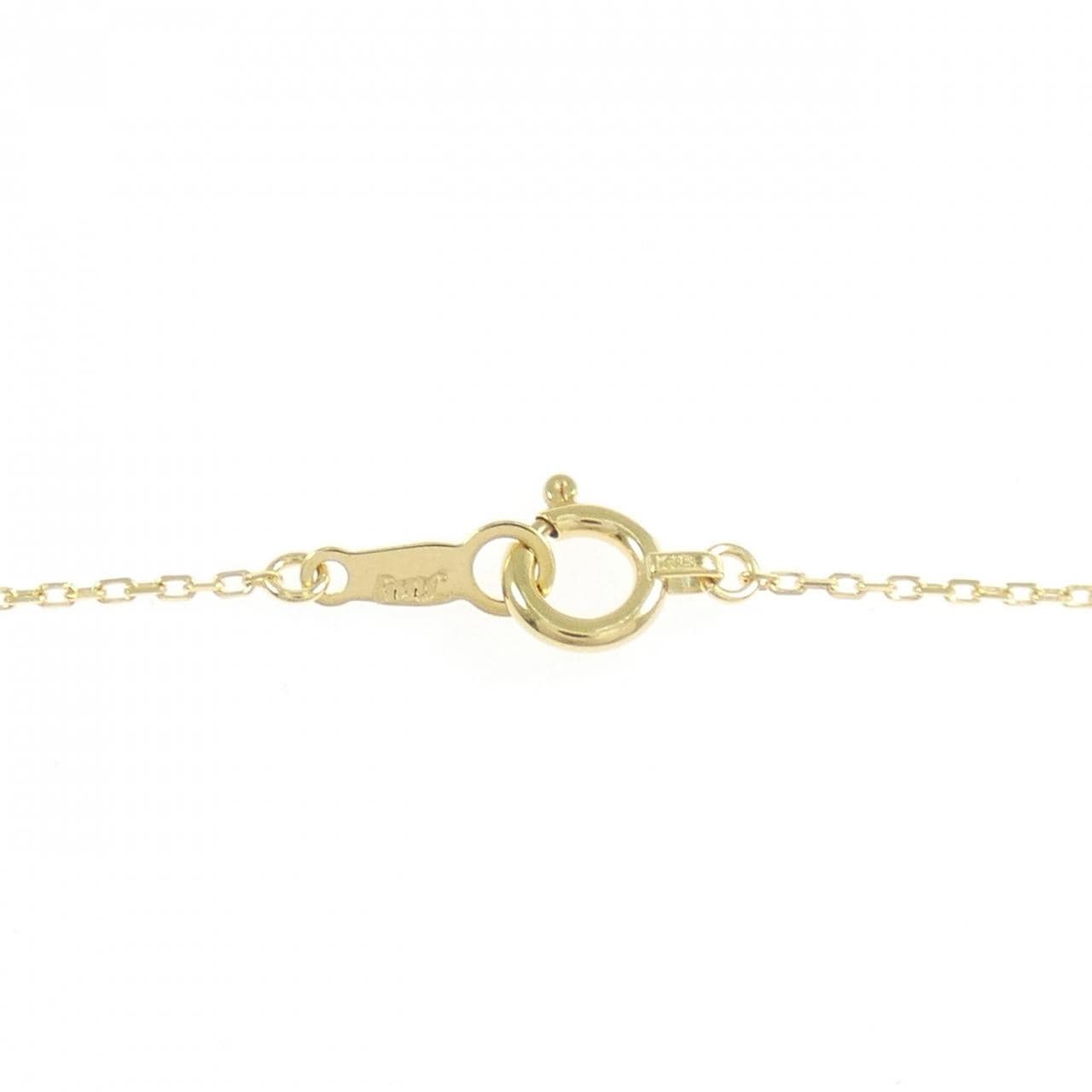 K18YG cross necklace