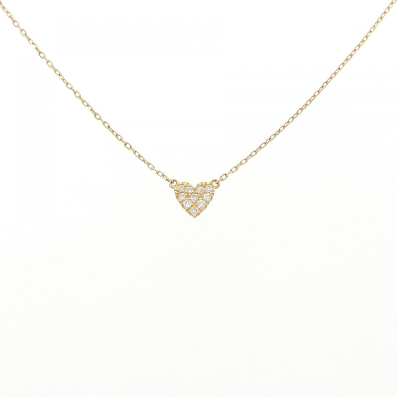 アーカー ハートパヴェ ネックレス 0.05CT