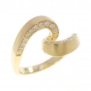 K18YG ダイヤモンド リング 0.16CT