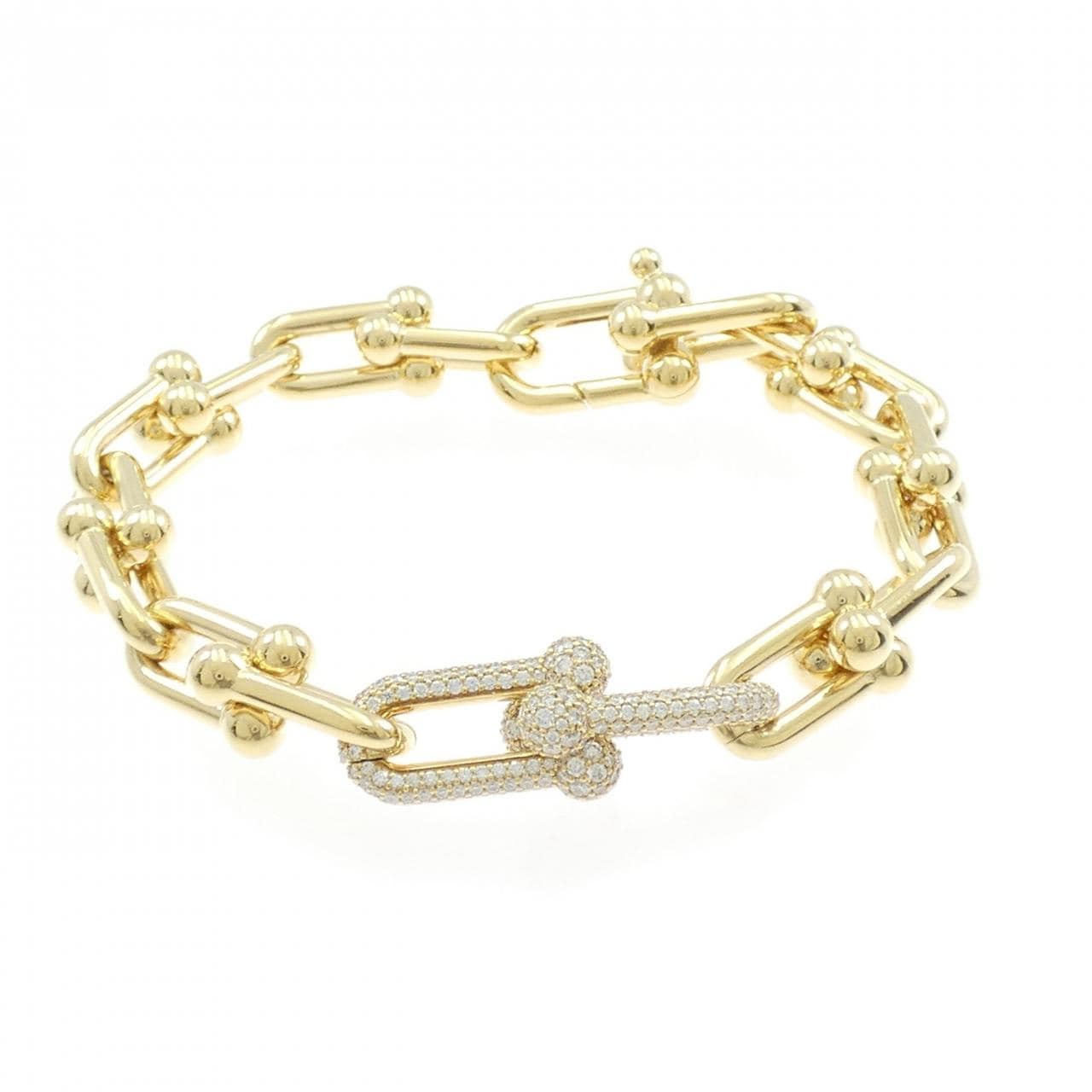 ティファニー ハードウェア ミディアム リンク  ブレスレット 1.39CT