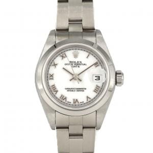 ロレックス オイスターパーペチュアルデイト 79160 SS 自動巻 F番