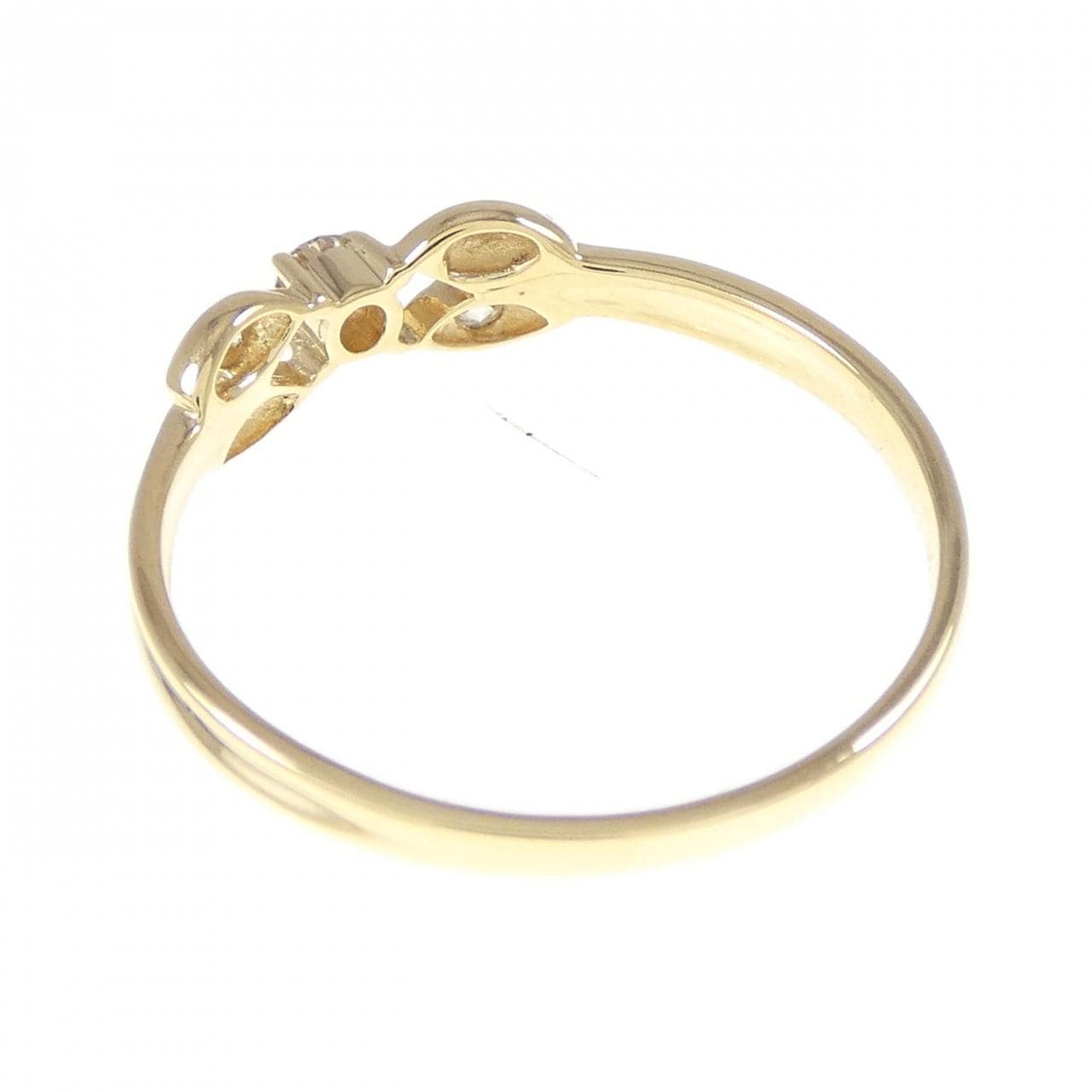 K18YG ダイヤモンド リング 0.08CT