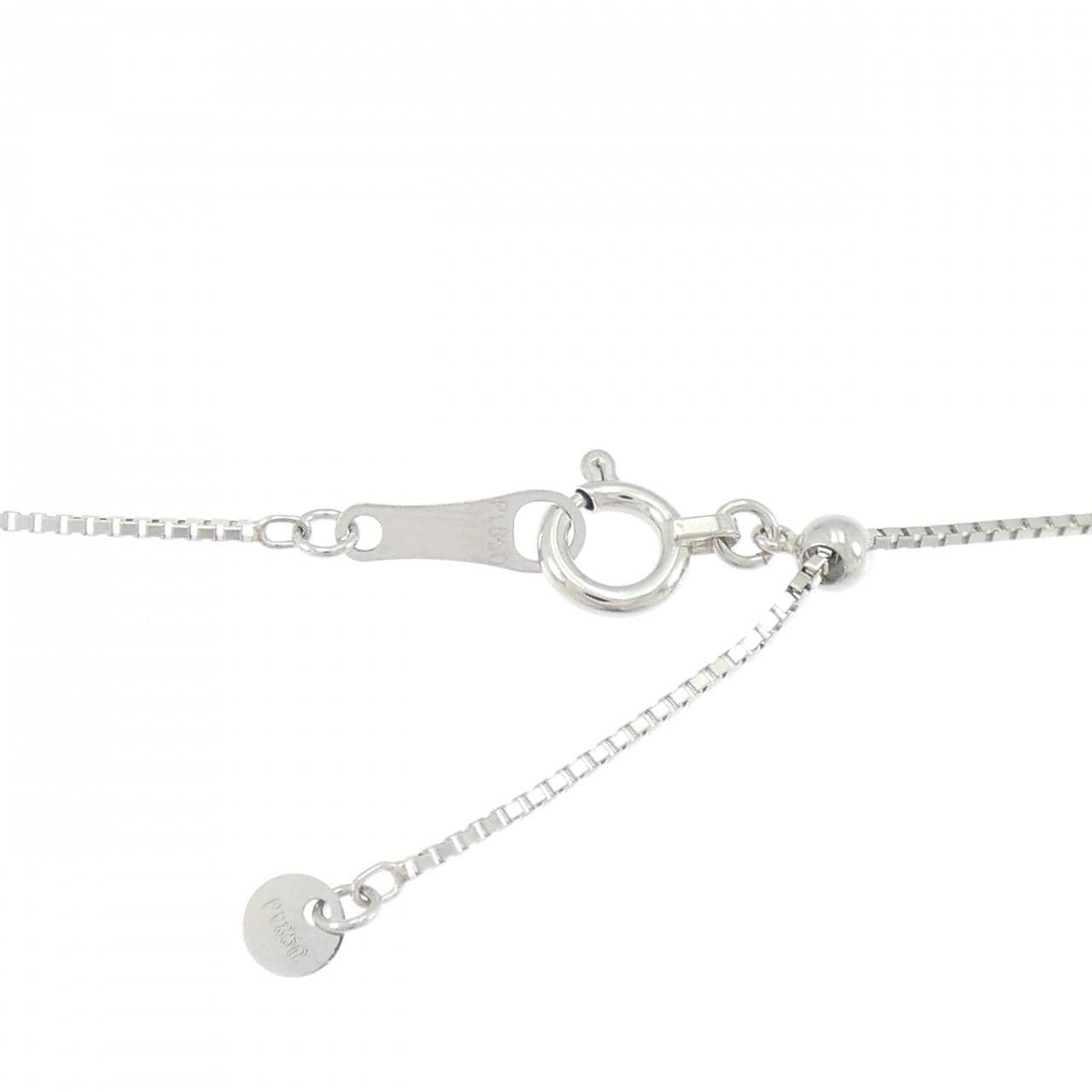 PT900/PT850 ルビー ネックレス 0.60CT