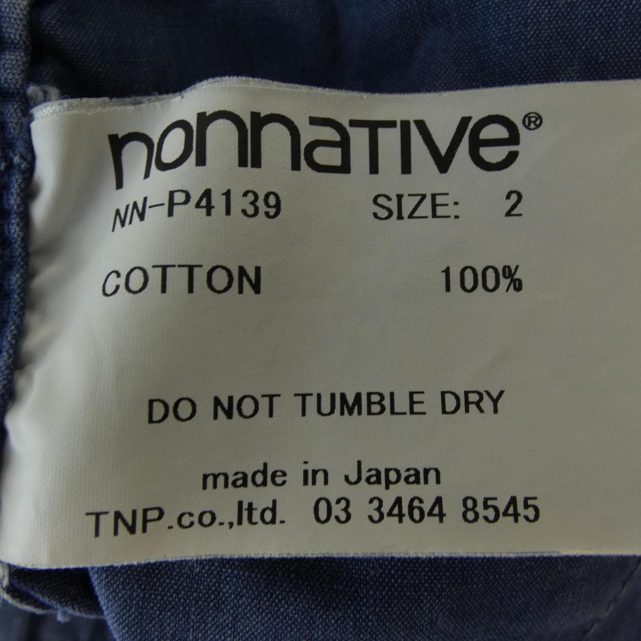 ノンネイティブ NONNATIVE NN-P4139 ショートパンツ