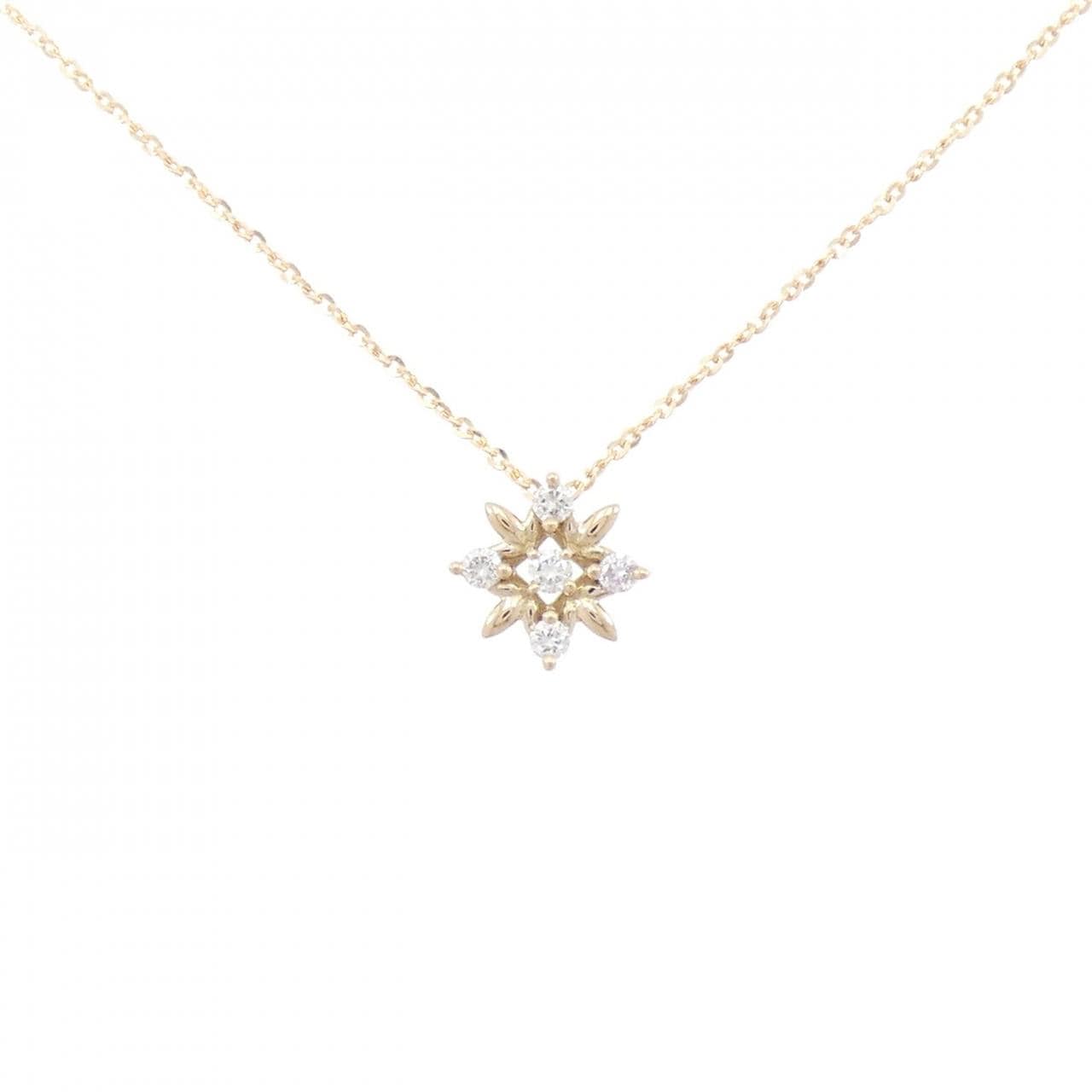 ジーエスティービー ピンクダイヤモンド ネックレス 0.12CT